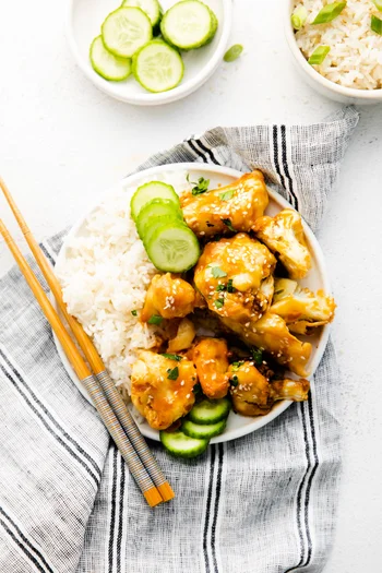 Easy Sesame Cauliflower
