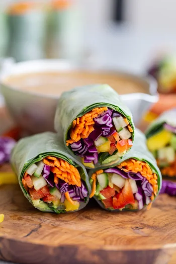 Easy Summer Rolls (Vegan)