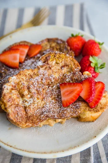 Almond Butter Stuffed French Toast