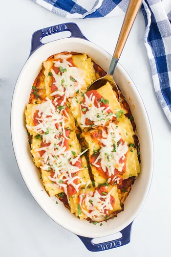 Easy Lasagna Roll Ups