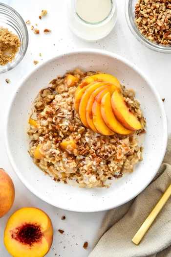 Peaches and Cream Oatmeal