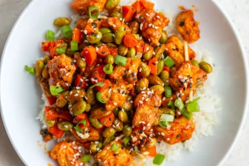 Gochujang Tofu & Edamame Stir Fry