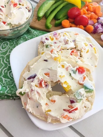 Garden Vegetable Cream Cheese