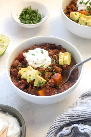 Butternut Squash Turkey Chili