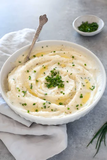 Garlic Mashed Cauliflower Recipe