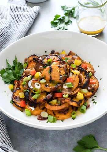 Grilled Sweet Potato Salad