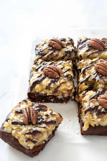 German Chocolate Brownies