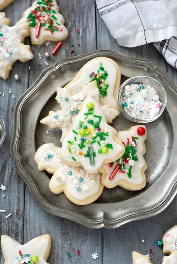 Soft Christmas Cut Out Sugar Cookies