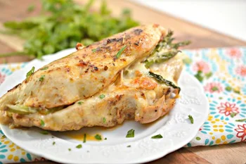 Asparagus Stuffed Chicken