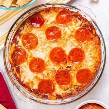 Pepperoni Pizza Dip with Cream Cheese