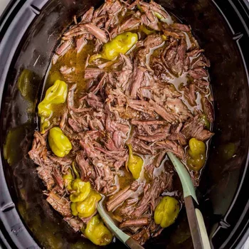 Slow Cooker Mississippi Pot Roast