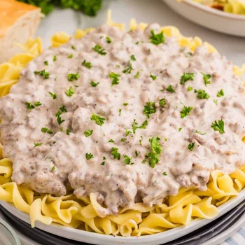 Ground Beef Stroganoff