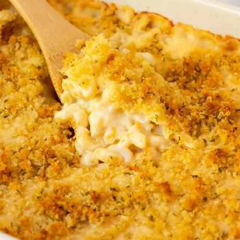 Baked Gouda Mac and Cheese with Panko