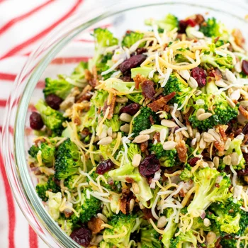 Broccoli Bacon and Cheese Salad