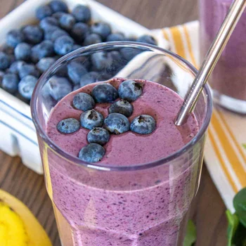 Blueberry Banana Spinach Smoothie