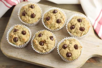 Healthy Chocolate Chip Muffins