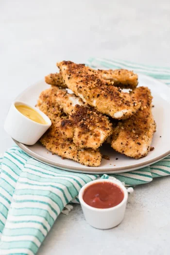 Crunchy Quinoa Crusted Chicken Tenders