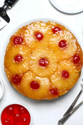 Vegan Pineapple Upside Down Cake