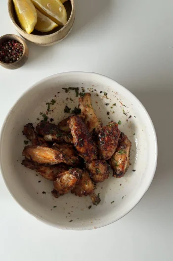 Air Fryer Lemon Pepper Wings