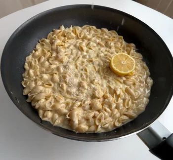Creamy Lemon Shells Pasta