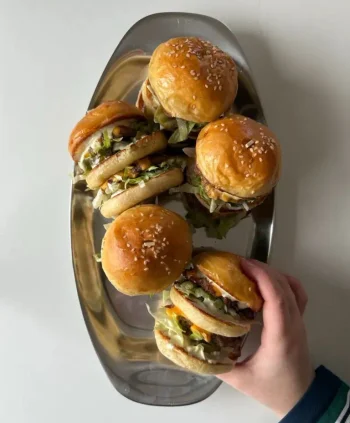 Big Mac Sliders with Homemade Slider Buns