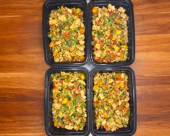 Healthy Turkey & Vegetable Skillet Meal Prep