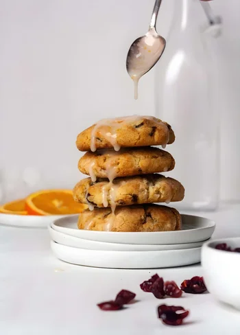 Paleo Orange Cranberry Cookies