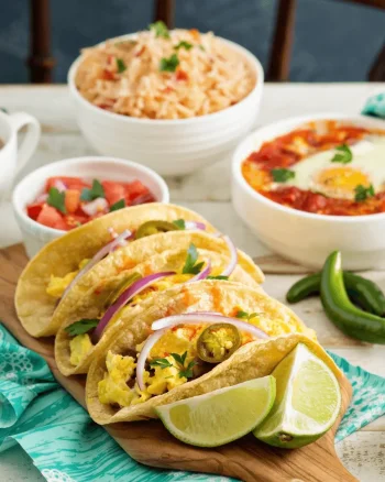 Egg and Sausage Tacos