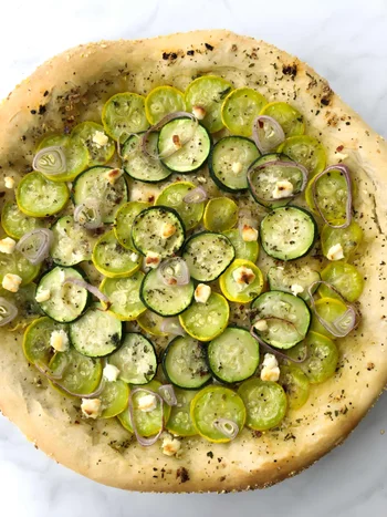 Summer Squash Pizza