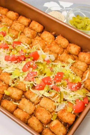 Big Mac Tater Tot Casserole