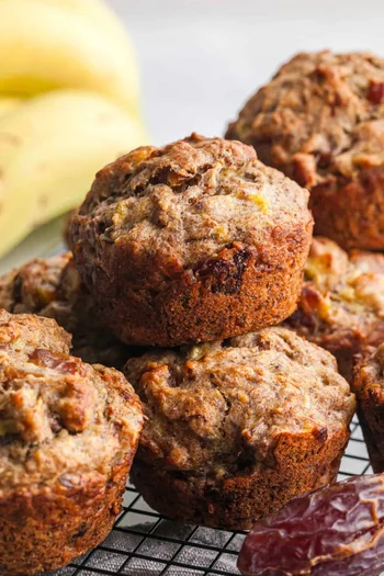 Banana Date Muffins