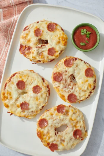 Homemade Pizza Bagels