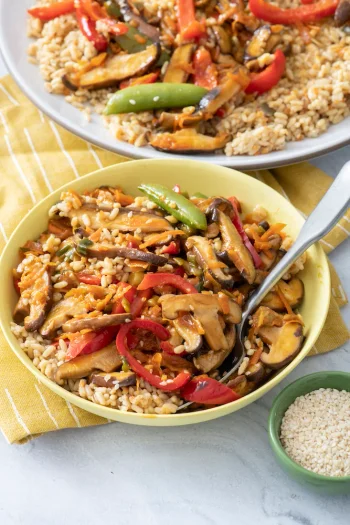 Shiitake Veggie Stir Fry