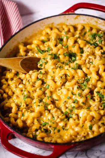 Veal Cheeseburger Macaroni
