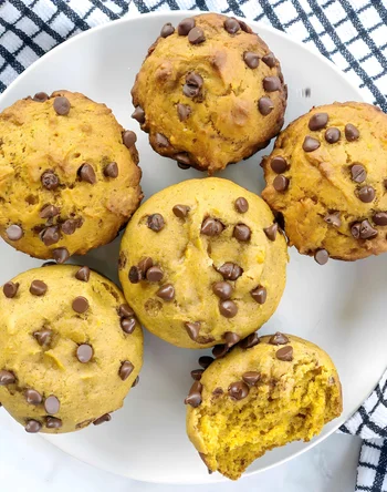 Vegan Pumpkin Banana Muffins