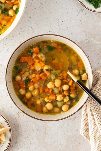 Lemon & Parmesan Chickpea Stew