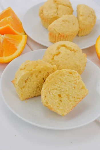 Orange Greek Yogurt Muffins
