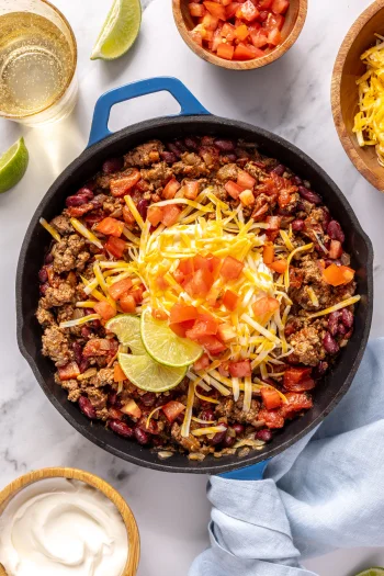 Easy Skillet Beef Chili