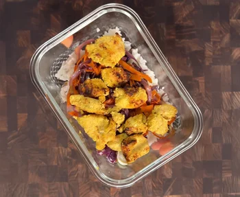 High Protein Coconut Curry Bowls