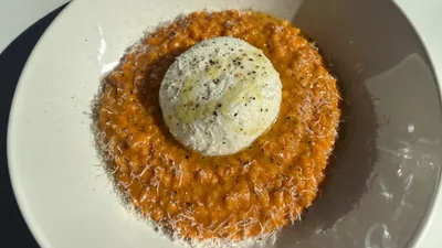 Pastina alla Vodka with Burrata