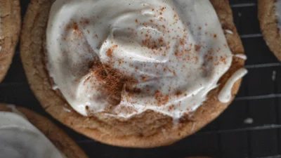 Brown Butter Cinnamon Roll Cookies