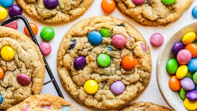 The Best Small Batch M&M Cookies