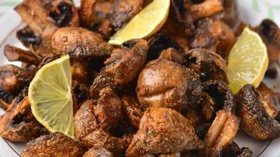 Air Fryer Mushrooms
