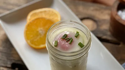 Coddled Eggs with Potato Purée
