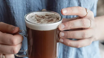 Vegan Irish Coffee With Coconut Cream + Hawaij