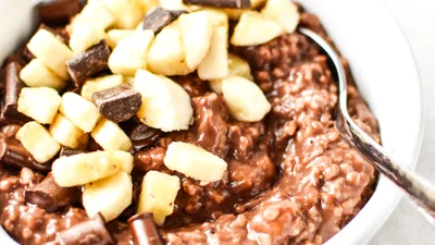 Chocolate Banana Steel Cut Oats