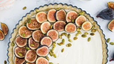 No Bake Fig Pie
