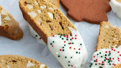 Gingerbread Biscotti