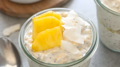 Pina Colada Overnight Oats