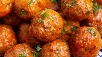 Buffalo Turkey Meatballs